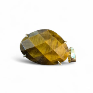 Purple Luxury Tiger Eye rhombus shaped Pendant  Unisex - Image 2