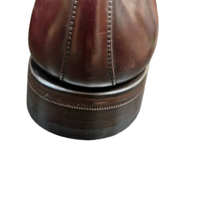 100% Italian brown Leather shoe. 4cee's  Blood Red sole Iron brass toe tip Bow Available in all sizes - Image 2