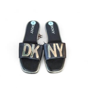 DKNY Black SLIPPERS Size 8,9, 10 - Image 2