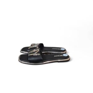 DKNY Black SLIPPERS Size 8,9, 10 - Image 3