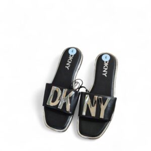 DKNY Black SLIPPERS Size 8,9, 10 - Image 4